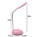 Bedroom Bedside Mini Table Lamp Small Night Lamp Minimalist Creative Folding Student Eye-Protection Lamp Advertising Gift. 
