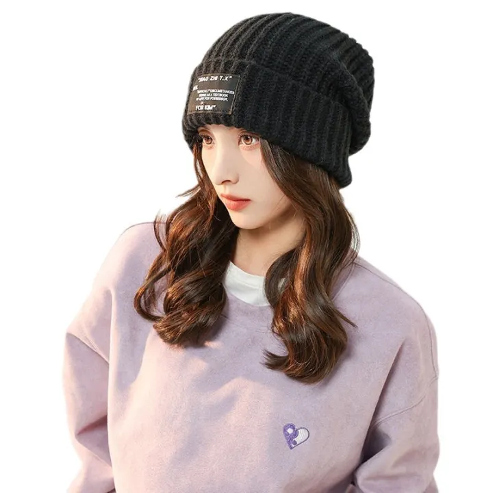 ig%20face,%20reealing%20face,%20small%20wool%20hat,%20men's%20loose%20knit%20hat,%20warm%20women's%20autumn%20and%20winter%20big%20head,%20thi%20thread%20pile%20up%20hat%20-%20Image%205