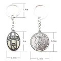 Football Club Team Logo Metal Keychain Keyholder Car Keyring Football Fans ZHANGNA. 