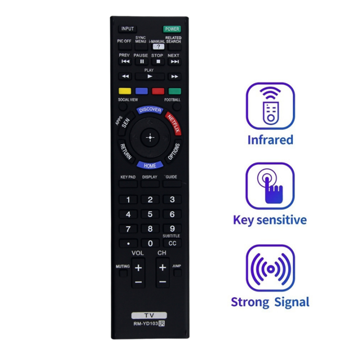 RM-YD103%20TV%20Remote%20Control%20for%20Sony%20KDL-32W700B%20KDL-40W580B%20KDL-40W590B%20KDL-40W600B%20KDL-42W700B%20KDL-48W580B%20KDL-48W590B%20-%20Image%202