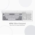 Redragon K617 FIZZ 60% RGB Gaming Mechanical Keyboard – Linear Red Switches | White / Grey. 