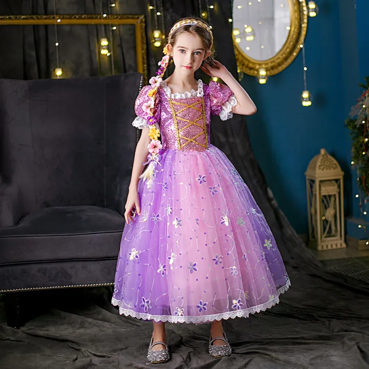 Children%20Halloween%20Costume%20Little%20Girls%20Rapunzel%20Costume%20Sequins%20Purple%20Dress%20Kids%20Princess%20Cosplay%20Dress%203%204%205%206%207%208%209%2010%20Years%20-%20Image%203