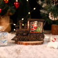 Snowman Christmas Gift Santa Claus Train Santa Claus Music Box Indoor Christmas Decorations Christmas Decorations Christmas Decor Christmas. 