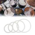 4Pcs Drums Mute Rings Professional ccessories Drum Parts Drum Mufflers. 