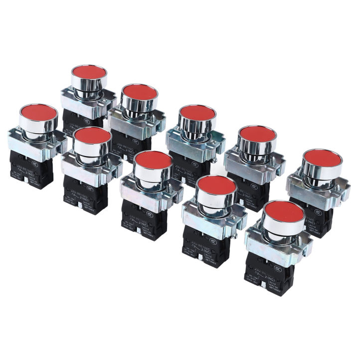 Push Button M3 Push Button Switch 22mm M3.5 Screw Self Reset Start Stop Button Switch ...
