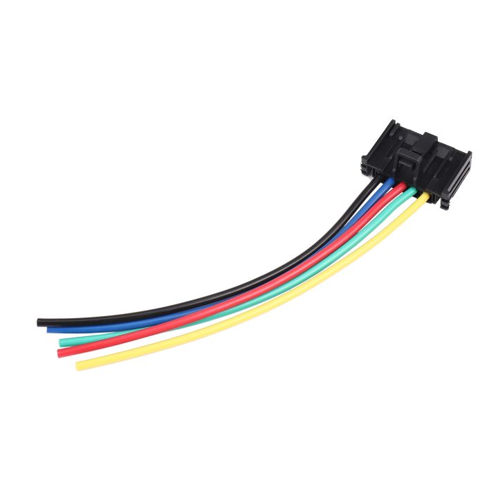 Car Resistor-1 x Heater Blower Resistor 1 x Plug Wiring Harness-Black ...