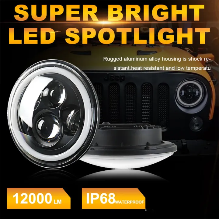 1pcs%20Three%20Wheel%20Headlight%20Round%20Shaped%205.75%20inch%20LED%20Headlight%20for%20%20Tuk%20Defender%20Light%20Bike%20-%20Image%203
