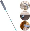 Best Quality Dust Brush Under Appliance Microfiber Duster with Extension Pole (40 to 54 inches) Bendable, Washable, Extendable Gap Dusters for Sofa Bed Furniture Bottom - Wet or Dry. 