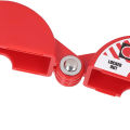 Valve Secure Lock Device Padlock Safe Foldable Practical Gate Valve Lockout Device 38mm Locking Range for Chemical Engineering. 