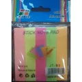 Post it Pad / Sticky Notes - Flag - 3 x 3 - 5 Colour. 