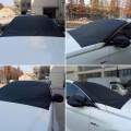 Windshield Snow CoverMagnetic Windshield Cover Auto Front Sun Shade Protector Windscreen Protector With Mirror Protective CoversFits Most Car SUV Truck Van. 