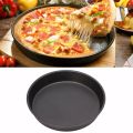 Pizza Plate Round Deep Dish Pizza Pan Tray Carbon Steel Non-stick Pizza Stone Mold Baking Tool Baking Form for pizza 28cm, 26cm, 24cm. 