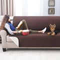 Couch Coat Convenient Reversible Sofa Cover Waterproof Sofa Cover Sofa Protector ( Large -92 inches ). 
