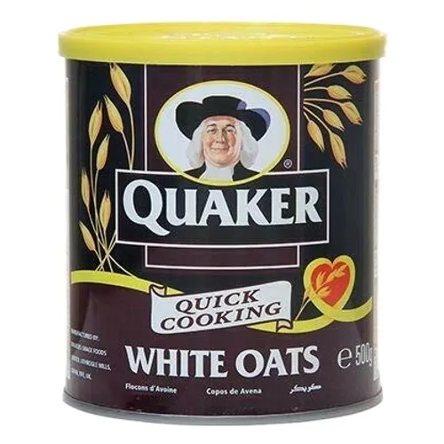 Quaker White Oats Tin -500g