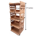 KIDS BOOK RACK 5 Layer Plastic Storage Rack, Book Shelf, Storage Rack for Home. 