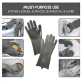 Dishwashing Cleaning Gloves Magic Silicone Rubber Dish Washing Gloves for Household Sponge Scrubber Kitchen Cleaning Tools. 