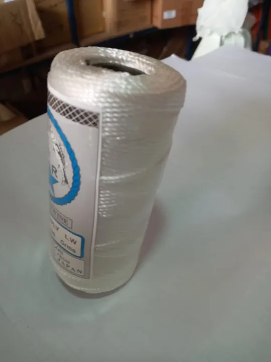 27 Ply White Color Nylon Rope 100gms kite Use foundation nool