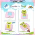 [Happy Kids] Double Sided Flash Card Reader Reading Cards Machine Learning Words 英语单词有声卡 Kad Imbas Berbunyi - BT357. 