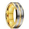 New Fashion 8mm Men Stainless Steel Celtic Dragon Ring Inlay Blue Zircon Stone Ring Blue Carbon Fibre Ring For Men Wedding Band. 
