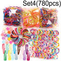 130/240/500/780 Pcs/set Korean Fashion Baby Hair Band & Hair Clip Colorful Rubber Band Ponytail Hair Tie Girls Hair Accessories Headdress，Assorted hair rope hair clips ❤（No box）❤. 