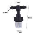 50X Spray Water Fog Misting Nozzle Gardening Water Cooling System Greenhouse Plants Spray Sprinkler Head Sprayer Nozzle. 