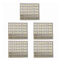 Creative Multifunction English Letters Chunky Glitter Epoxy Resin Filler Scrapbook decoration Labels Stickers Alphabet Sticker Epoxy filling sticker Number Sticker. 