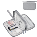 Electronics Organizer Bag Travel Cord Organizer Bag Data Cable Storage Bag Water Resistant Double Layers Pouch Carry Case for Cord,Phone,Charger. 