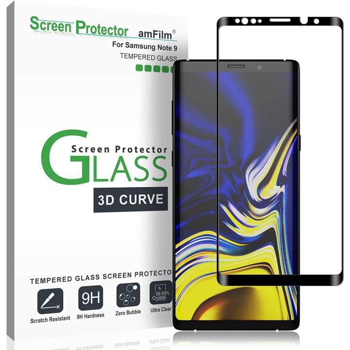 Mi Redmi Note 8 Pro High Qality Slim Full Clue Tempered Glass - Black border