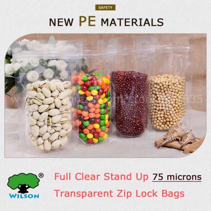 zip%20lock%20bags%20(Size%209x13cm%20-%2016x24cm)%20Clear%20Stand%20Up%20Zip%20Lock%20Bottom%20Gusset%20Bags%20High%20Transparent%20Plastic%20BOPP%20Packaging%20Bag%20Food%20StorageShipping%20Bags%20-%20Image%204