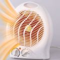 1 Piece 2000W Fan Heater Electric Heater Heater Thermal Fan Electric Heater White EU Plug. 
