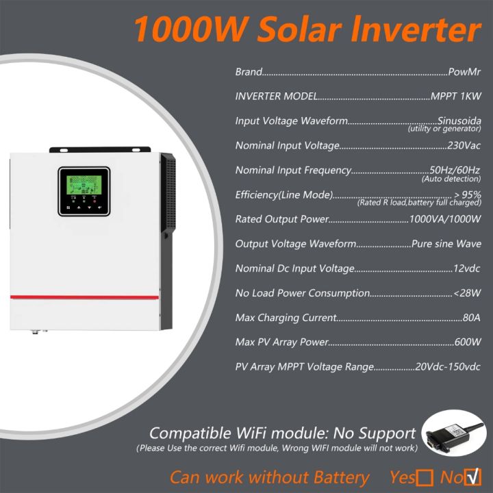 PowMr%20MPPT%201KW%2012V%20Hybrid%20Solar%20Inverter%20230Vac%20PV%20Starting%20Voltage%2020Voc%20Built-in%2080A%20Solar%20Charge%20Controller%2050/60Hz%20Automatic%20Pure%20Sine%20Wave%20Inverter%20-%20Image%202