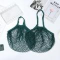 【ALLGOOD】 Cotton Fishnet Portable Reusable Storage Handbag Tote Net Turtle Bags Mesh Bag Woven Net Tote. 