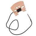 Wooden 4/4 Violin Bridge, Excellent High Sensitivity Pickup Violin Maple Bridge for Preamplifier. 
