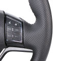 Customize DIY Car Steering Wheel Cover For Honda Fit 2009-2013 City Jazz Original Leather Steering Wrap Hand Sewing. 