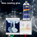 【Limited Quantity】 50/100g Metal Repair Glue AB Glue Strong Bond Sealant Glue Heat Resistance Metal Repair Adhesive Industrial Casting Agent. 