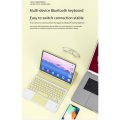 10inches Touchpad Bluetooth Keyboard Compatible with , Android, and IOS English Green. 