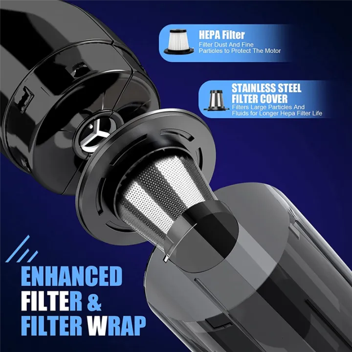 Hand%20Vacuum%20Cleaner%20Cordless%20Portable%20Handheld%20Vacuum%20Rechargeable%20Small%20Car%20Vacuum%20Black%20with%20120W%20High%20Power%20-%20Image%202