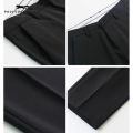 Han Shu Spring and Autumn High-End Draping Suit Pants Men's Summer Straight Slim Fit Trousers Casual Suit Pants Formal Wear Cropped Pants. 