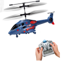 Altitude Hold RC Helicopter Airwolf with Gyro and Light Kids 3 Channels RC Vehicle Toy Remote Control Helicopter Toys RC Plane. 