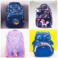 CLEARANCE ! [MALAYSIA READY STOCK] [FREE 5pc SMIGGLE PENCILS and PAPER BAG] Smiggle Backpack LARGE Size with Top Cover. 