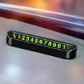 Temporary Car Parking Phone Number Card Plate Adhesive Magnetic Numbers Sticker Display Holder. 