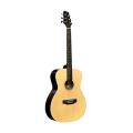 SA35 A-N Auditorium guitar with basswood top, natural colour. 