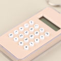 Portable Digital Calculator Mini Maze Calculator Keychain Office Supplies. 