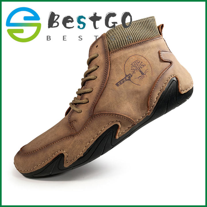 BestGO】Trendy Brand New Desert Shoes, Laege Size：EU38-48 47 46