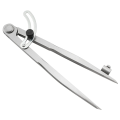 3pcs 8 Inch Compass 200mm Precision Wing Divider Scribe Tool with Pencil Holder for Geometry, Wood, Metal and Leather. 