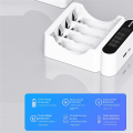 BESTON C9023L 4-Slot LCD Screen Display Fast Charging Charger for AA/AAA 1.2V Ni-MH Rechargeable Battery Supports Mixed Charge. 