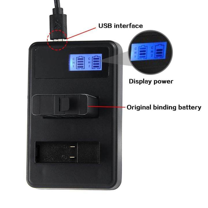 Portable%20GoPro%20HERO%205%20LCD%20Display%202%20Slot%20USB%20Camera%20Battery%20Charger%20for%20Laptop%20/car%20Charger/power%20Bank%20-%20Image%208