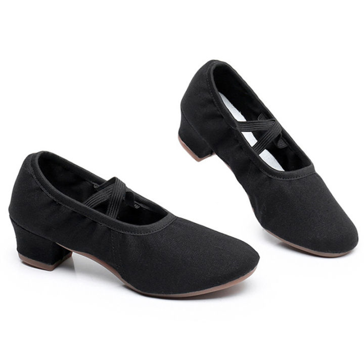 Dance-Shoes%20for%20Woman%20Girls%20Ladies%20Latin%20Ballroom%20Modern%20Salsa%20Practise%20Dancing%20Shoes%20Closed%20Toe%20Square%20Dance%20Soft%20Rubber%20Sole%20-%20Image%207