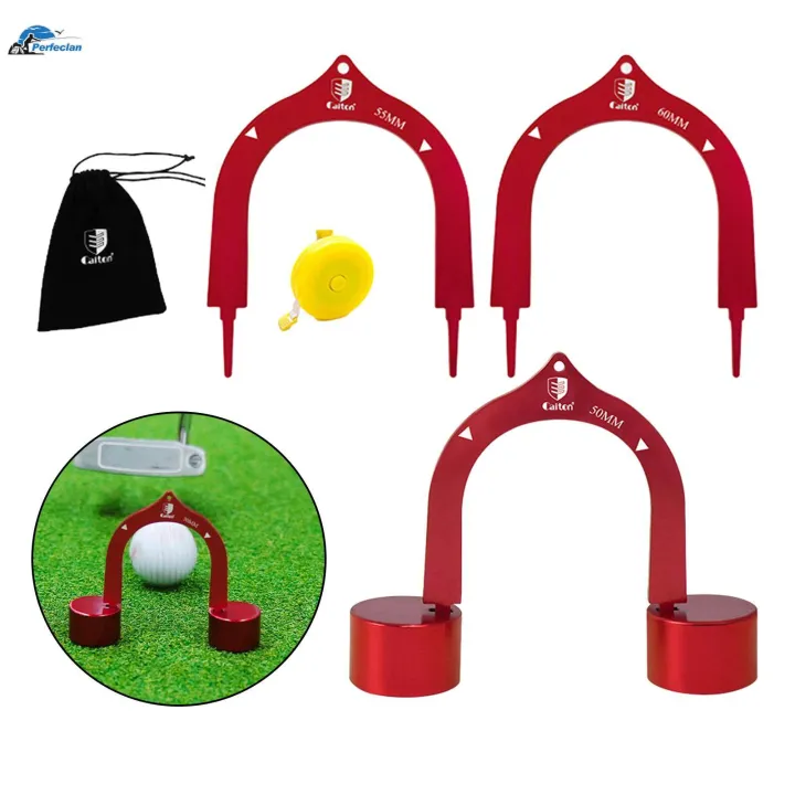 Putter Gate 3x Golf Putting Gates Metal Golf Target Portable Putter Gates Goal Gate ...