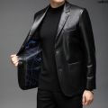 Suit Genuine Leather Clothes Casual Jacket Haining Leather Coat Men's Tight New Suit Men's Thin Spring and Autumn Business 』. 